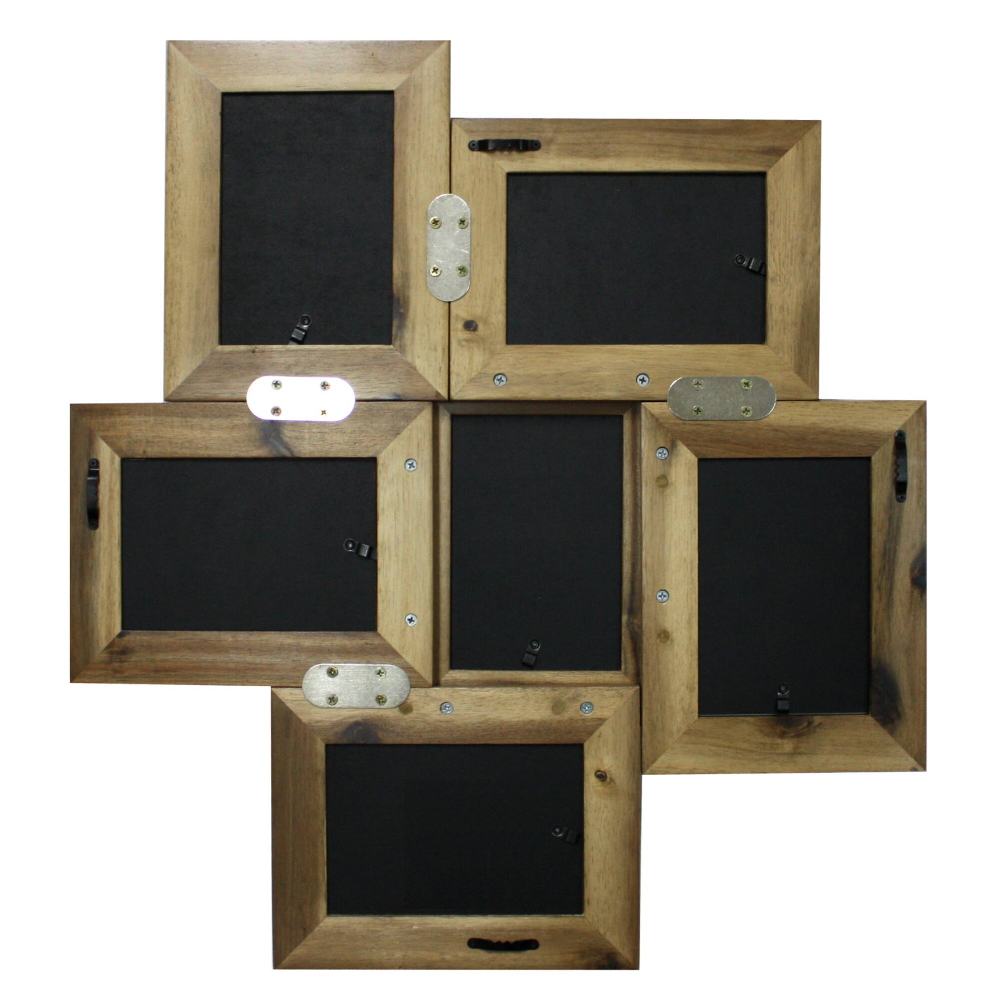 6 Opening 4" x 6" Natural Collage Frame by Studio Décor®